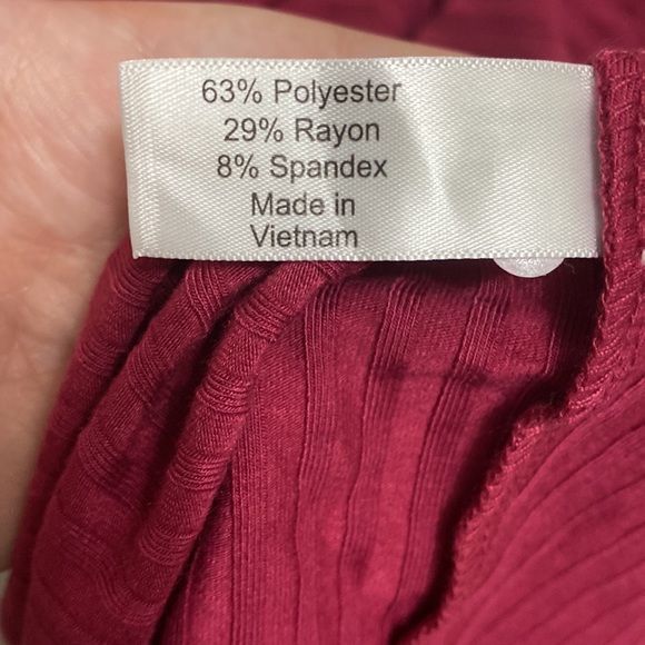 Lane Bryant Cap-Sleeve Twist-Neck Bodycon Wine Dress Size 22/24 - Picture 11 of 14